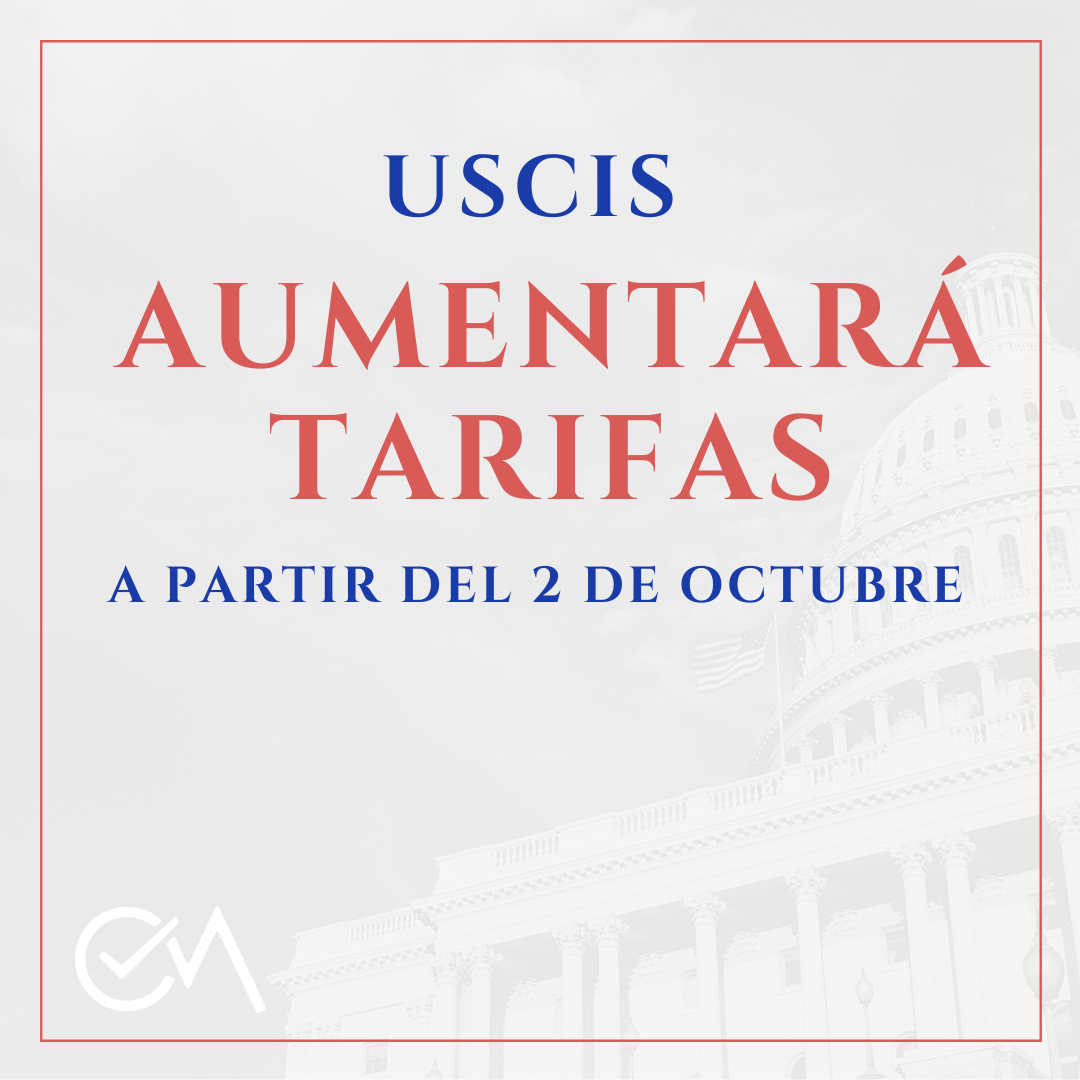 Aumento de Tarifa USCIS
